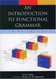 An Introduction to Functional Grammar