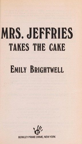 Mrs. Jeffries Takes the Cake