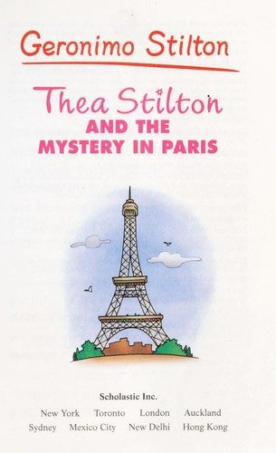 Thea Stilton And The Mystery In Paris
