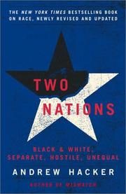Two Nations: Black and White, Separate, Hostile, Unequal
