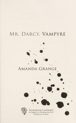 Mr. Darcy, Vampyre