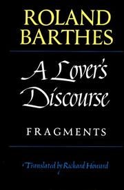 A Lover's Discourse: Fragments