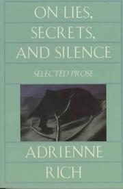 On Lies, Secrets, and Silence: Selected Prose, 1966-1978