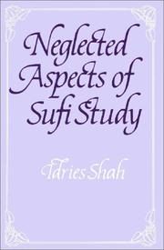 Neglected Aspects of Sufi Study