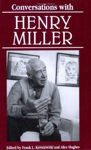 Conversations with Henry Miller