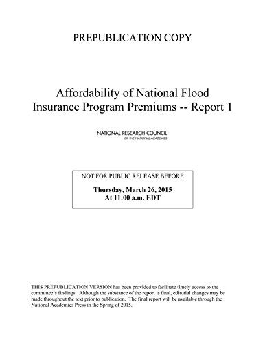 Affordability of National Flood Insurance Program Premiums:: Report 1
