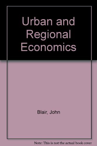 Urban and Regional Economics