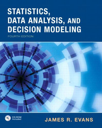 Statistics, Data Analysis & Decision Modeling (4th Edition)