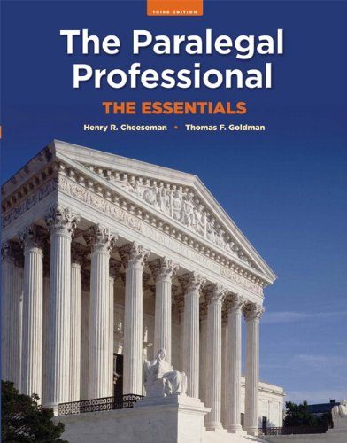 The Paralegal Professional: The Essentials (3rd Edition)