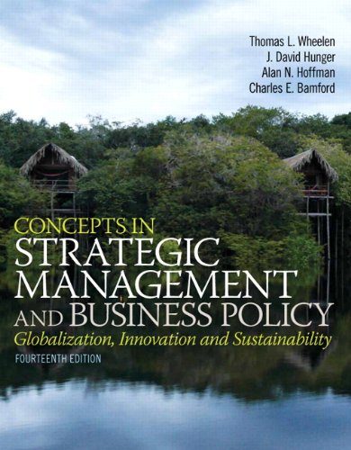 Concepts in Strategic Management and Business Policy (14th Edition)