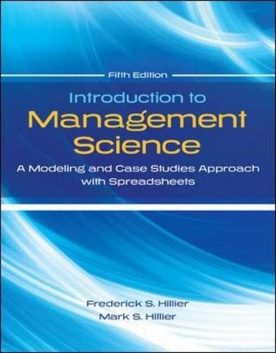 Introduction to Management Science with Student CD and Risk Solver Platform Access Card: A Modeling and Cases Studies Approach with Spreadsheets