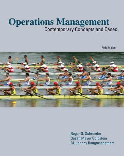 Operations Management: Contemporary Concepts and Cases (McGraw-Hill/Irwin Series Operations and Decision Sciences)