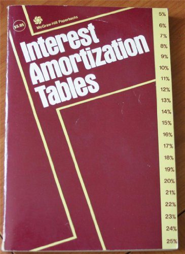 Interest Amortization Tables (McGraw-Hill paperbacks)