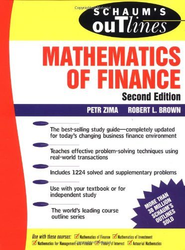Schaum's Outline of Mathematics of Finance