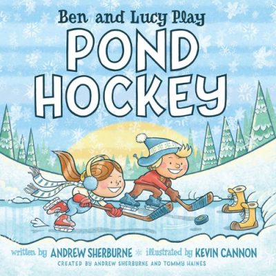 Ben and Lucy Play Pond Hockey