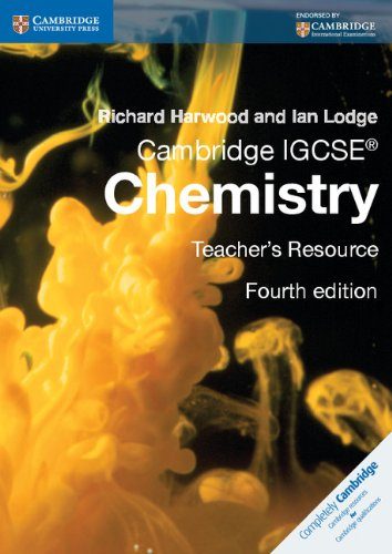 Cambridge IGCSEÂ® Chemistry Teacher's Resource CD-ROM (Cambridge International Examinations)