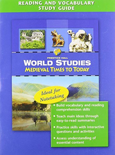 World Studies: Medieval Times to Today - Reading and Vocabulary Study Guide