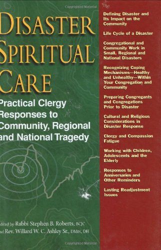 Disaster Spiritual Care: Practical Clergy Responses to Community, Regional and National Tragedy