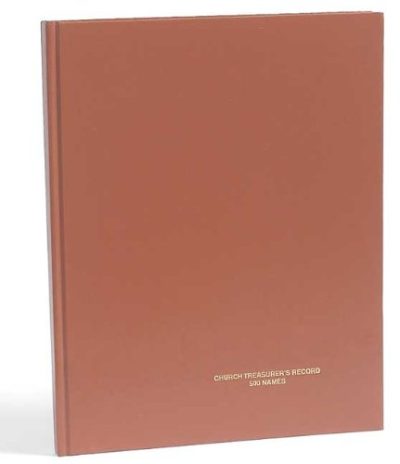 Church Treasurers Record Book