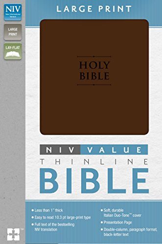 NIV Premium Value Thinline Bible, Large Print