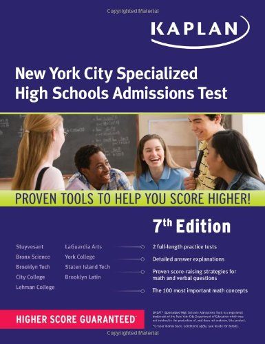 Kaplan New York City Specialized High School Admissions Test (Kaplan Test Prep)