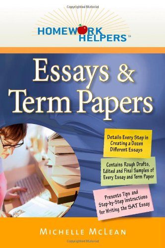 Homework Helpers: Essays & Term Papers (Homework Helpers (Career Press))