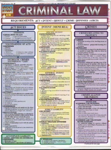 Criminal Law (Quick Study: Law)