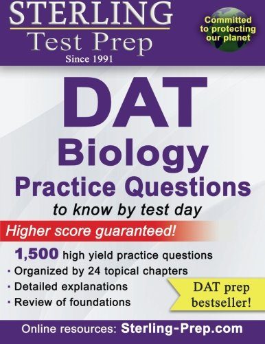 Sterling DAT Biology Practice Questions: High Yield DAT Biology Questions