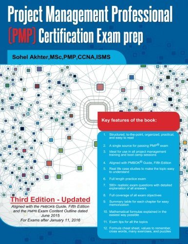 Project Management Professional (PMP) Certification Exam prep