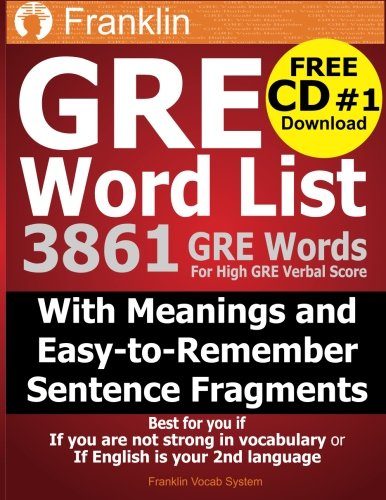 GRE Word List: 3861 GRE Words For High GRE Verbal Score