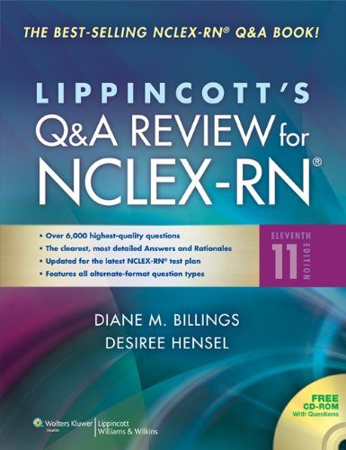 Lippincott Q&A Review for NCLEX-RN (Lippincott's Q&A Review for NCLEX-RN (W/CD))