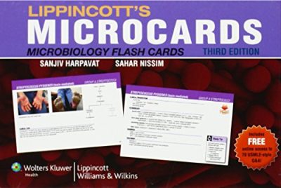 Lippincott's Microcards: Microbiology Flash Cards by Sanjiv Harpavat and Sahar Nissim, Third Edition