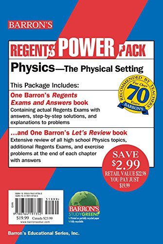 Physics - The Physical Setting Power Pack (Regents Power Packs)