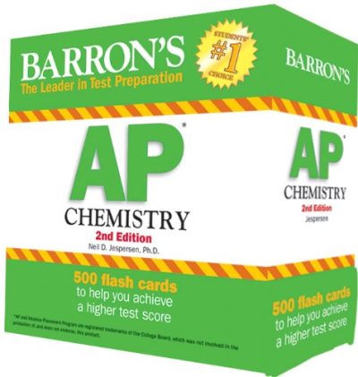 Barron's AP Chemistry Flash Cards, 2nd Edition