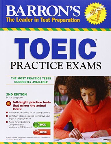Barron's TOEIC Practice Exams with MP3 CD, 2nd Edition