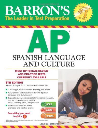 Barron's AP Spanish with MP3 CD, 8th Edition