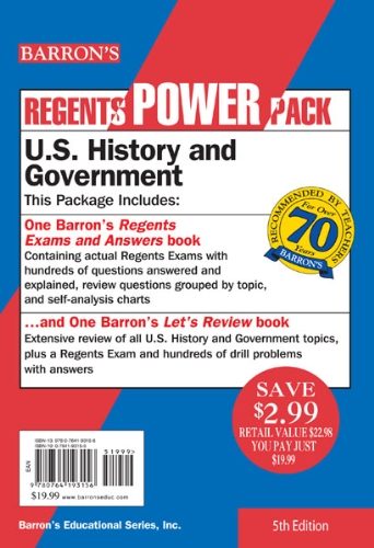 U.S. History and Government Power Pack (Regents Power Packs)