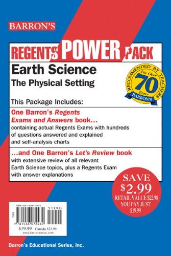 Earth Science - The Physical Setting Power Pack (Regents Power Packs)