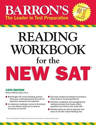 Barron's Reading Workbook for the NEW SAT (Critical Reading Workbook for the Sat)