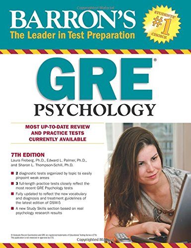 Barron's GRE Psychology, 7th Edition