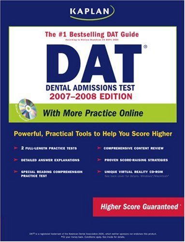 Kaplan DAT with CD-ROM, 2007-2008 Edition