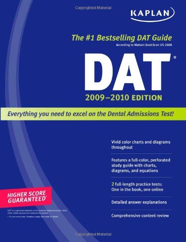 Kaplan DAT 2009-2010 Edition (Kaplan Dat (Dental Admission Test))