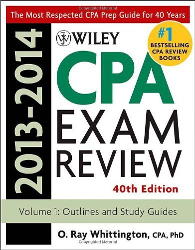 Wiley CPA Examination Review 2013-2014, Outlines and Study Guides (Volume 1)