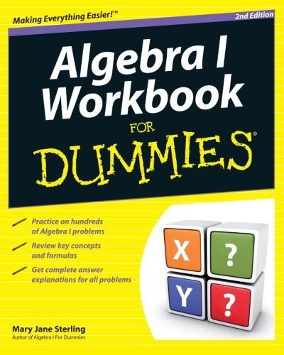 Algebra I Workbook For Dummies