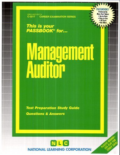 Management Auditor(Passbooks) (Career Examination)