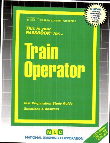 Train Operator(Passbooks) (Career Examination ; C-1068)