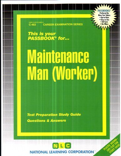 Maintenance Man (Worker)(Passbooks)
