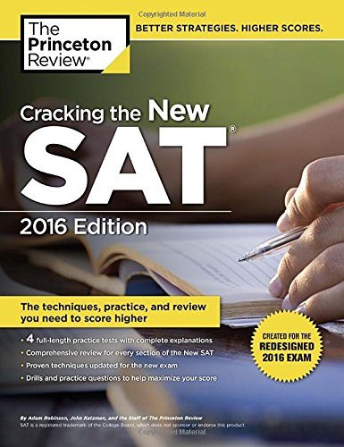 Cracking the New SAT with 4 Practice Tests, 2016 Edition: Created for the Redesigned 2016 Exam (College Test Preparation)