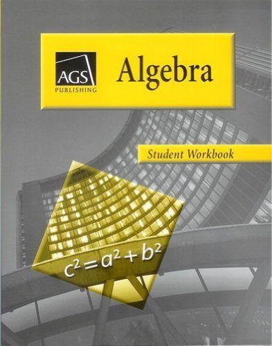 ALGEBRA STUDENT WORKBOOK