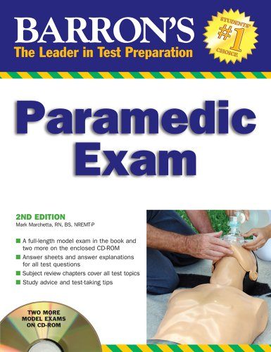 Barron's Paramedic Exam: with CD-ROM (Barron's How to Prepare for the Emt Paramedic Exam)